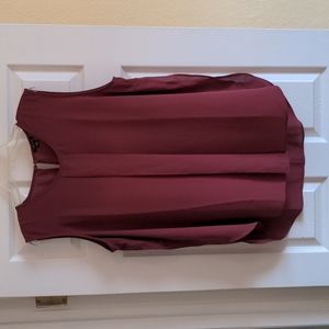 Iman semi-sheer high neck tunic